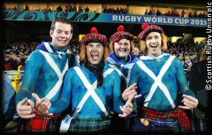 Scotland v Georgia Fans 